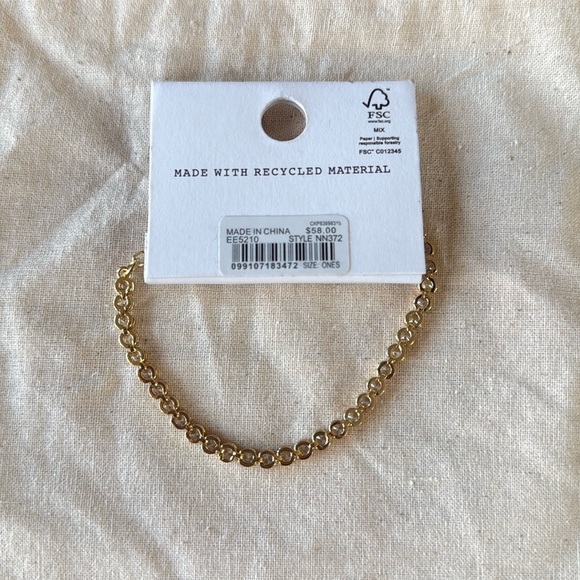 Madewell The Tennis Collection Bezel Set Crystal Bracelet - Picture 6 of 7